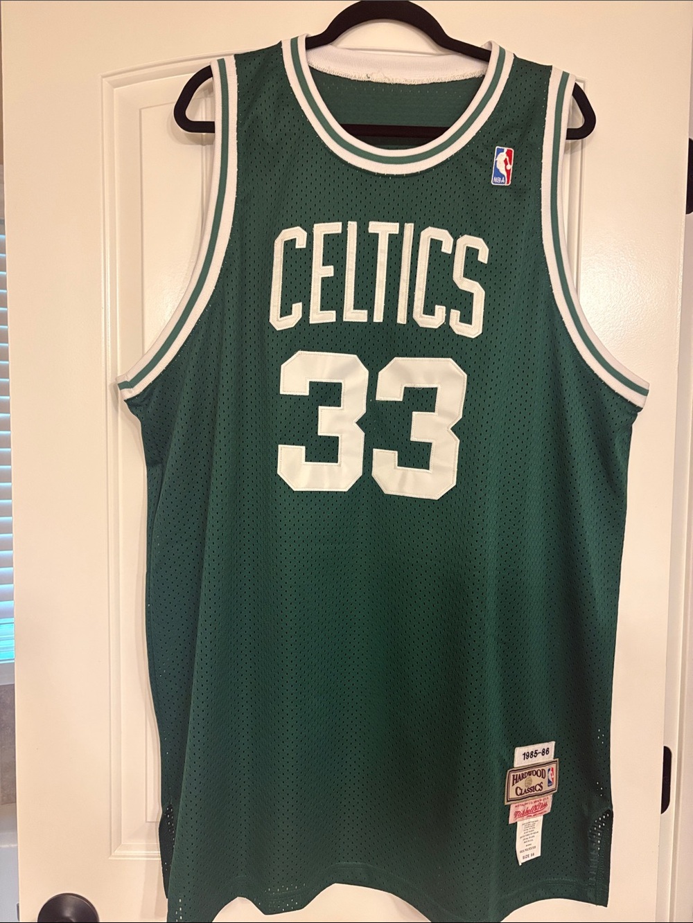Mitchell & Ness Dark Green Hardwood Classics NBA Jersey